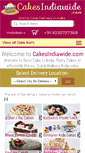 Mobile Screenshot of cakesindiawide.com